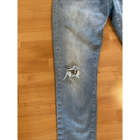 OVADIA NY Men's Size 34 Light PAINT SPLATTER Skinny Fit Mid Rise Stretch Jeans - Picture 2 of 14